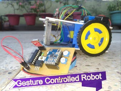 Gesture Controlled Robot