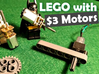 Use Cheap Motors with LEGO
