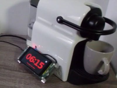 DIY Coffee Alarm Clock