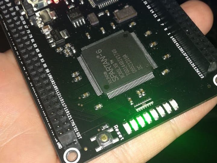 Binary Counter for Mojo V3 FPGA (VHDL)