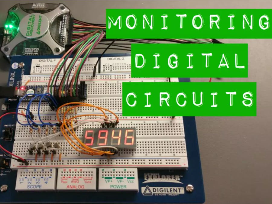 Monitoring Digital Circuits With the Digital Discovery
