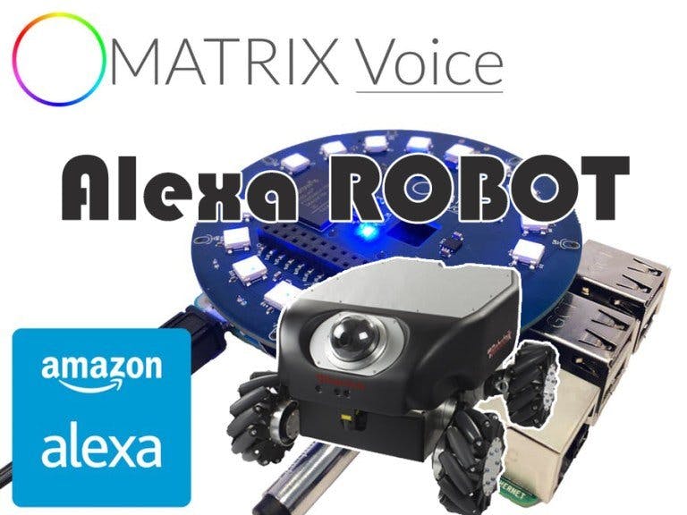 MATRIX Voice Alexa Robot