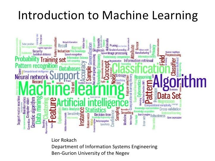 Getting Started With Machine Learning!