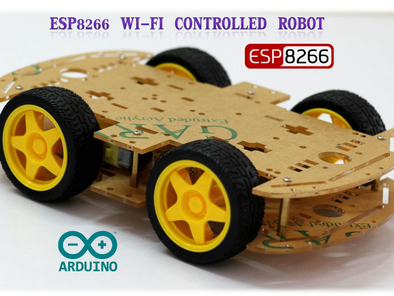 Wemos D1 Mini Wi-Fi Controlled 4-Wheeled Robot - Hackster.io