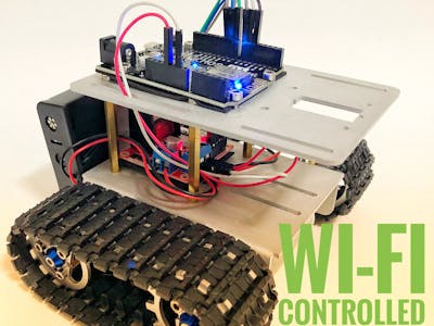 Wi-Fi Controlled Robot Using Wemos D1 ESP8266 and Blynk
