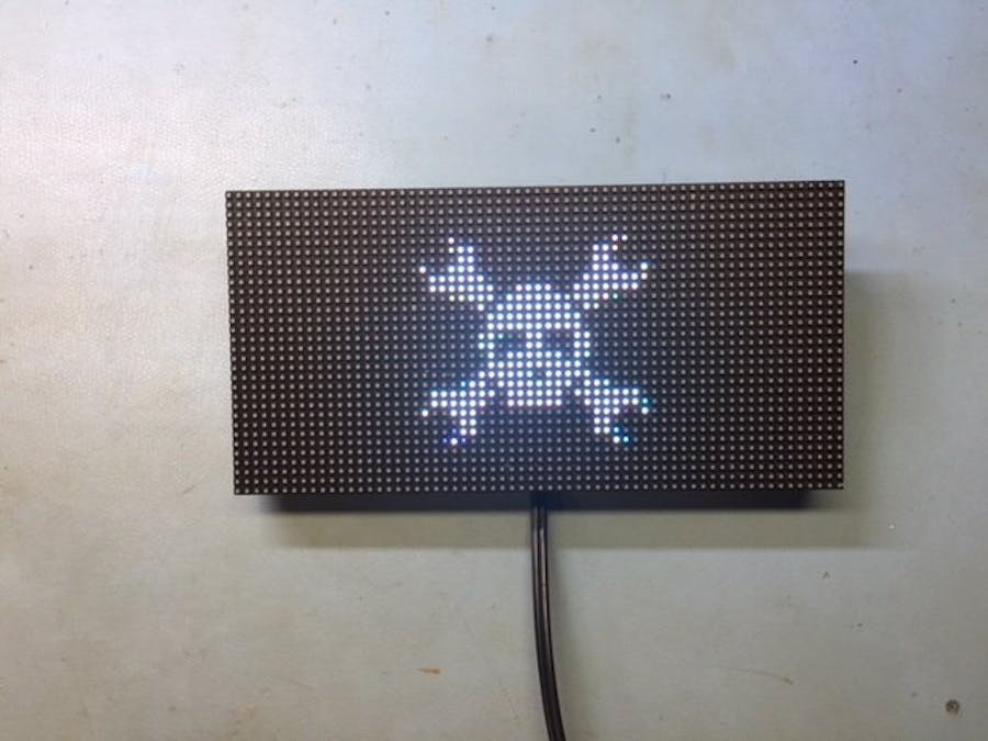 ESP8266 64x32 RGB LED Matrix