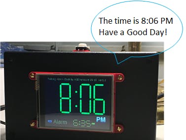 The Talking Alarm Clock