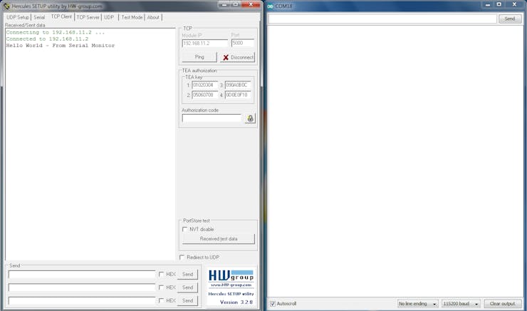 ... and receive it in Hercules