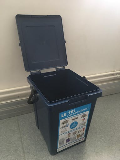 The Bin that we use to test with device.