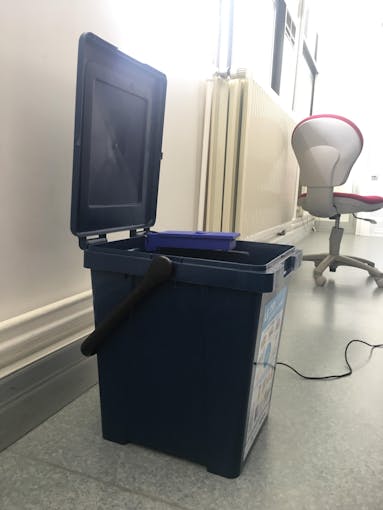 Device Installed to the bin