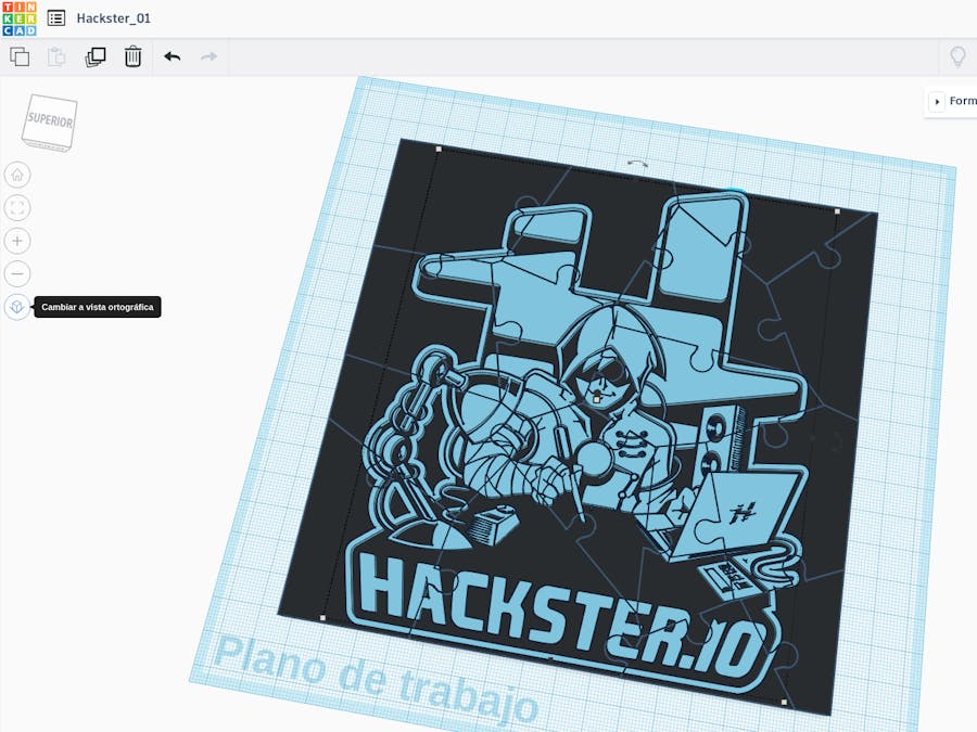 Hackster Voronoi Style Puzzle