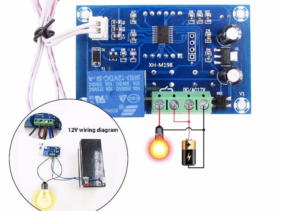 DC 12V Light Control Module Photoelectric Relay Switch