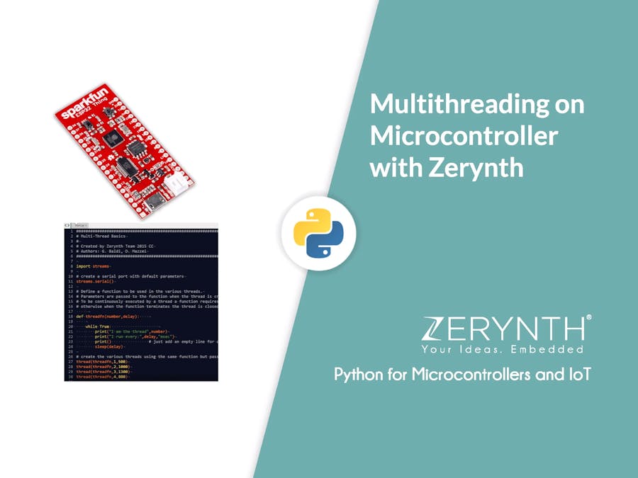 Multithreading on Microcontrollers with Zerynth