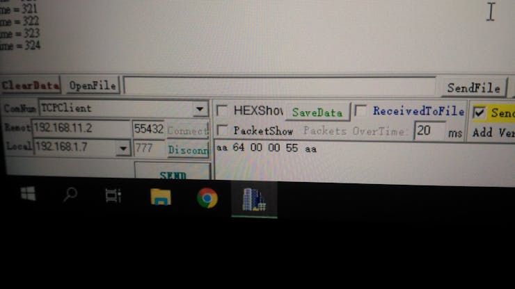 Use sscom connect WIZ750SR through Ethernet