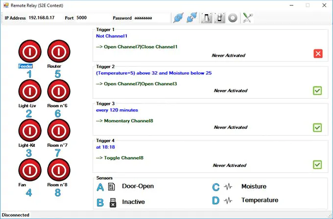 Software Main Screen