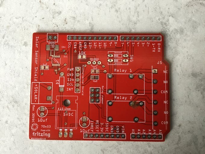 Arduino/WIZnet Power Shield Naked
