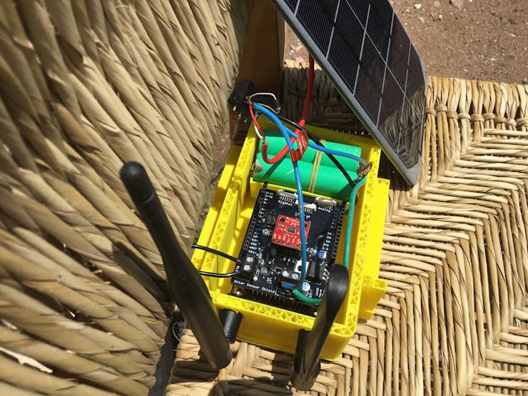 Testing the board under full sun