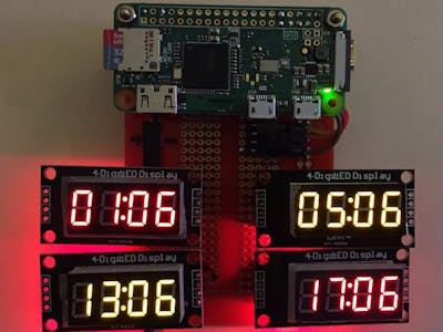 Raspberry Pi Amateur Radio Digital Clock