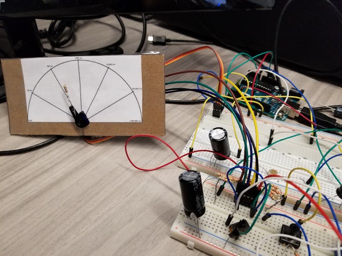 Servo Brightness Gauge Arduino Project Hub