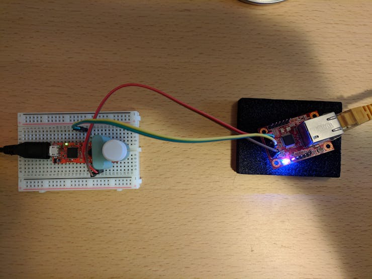 Infineon 3Dgo connected with WIZ750SR