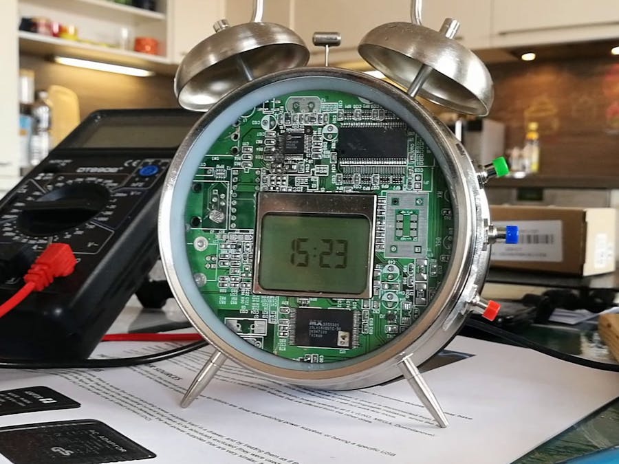 weather forecast clock using old alarm and arduino hackster io