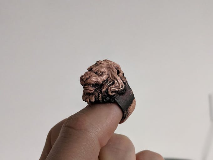 3D-printed ring