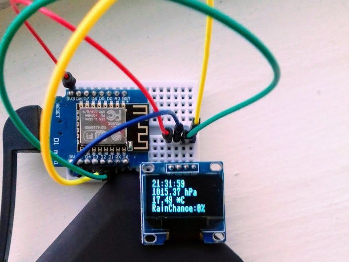 MicroPython / Darksky API Weather Info on Wemos D1 Mini