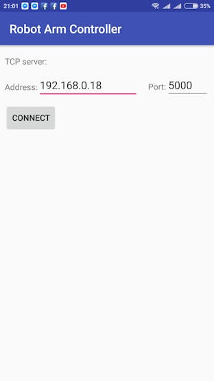 Connecting to the WIZ750SR's TCP server