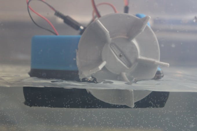 The Waterbot Paddle in Motion