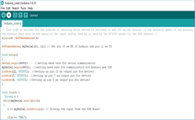 Uploading the Code to Arduino