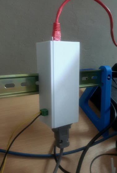 DIN Rail RS-232 version on place.