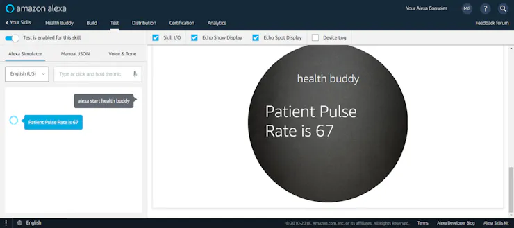 WIZ750SR Based Remote Health Monitoring with Amazon Alexa, Story