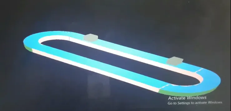 Image showing two baggage on the conveyor belt.