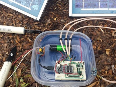 Solar-Powered Environmental Sensor Hub with LoRaWAN Uplink