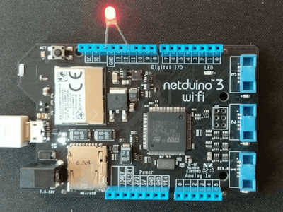 Netduino Pulse-Width-Modulation LED Project