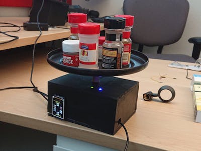 Voice Controlled Spice Rack