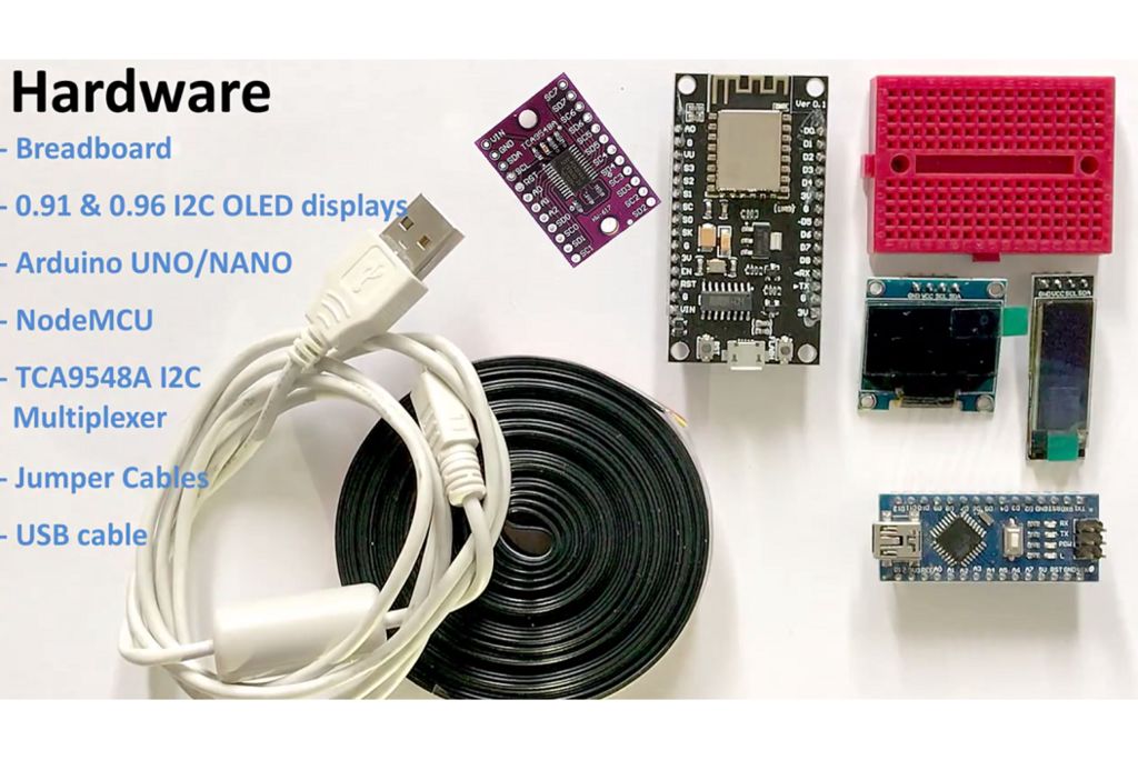 0,91 I2C IIC Serial 128X32 Weiß OLED LCD LED Anzeigemodul für Arduino 