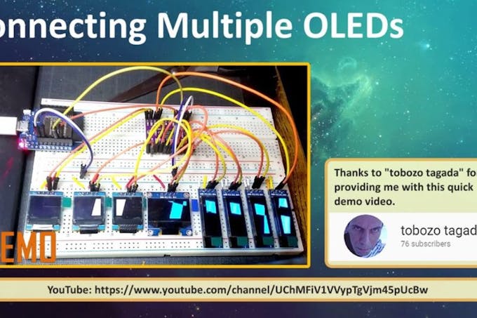 I2c Oled Display Using Arduinonodemcu Trybotics 1659