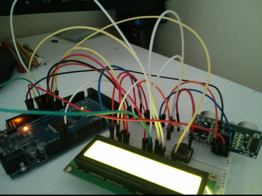 How to Measure Distance using Ultrasonic Sensor Circuit Diagram