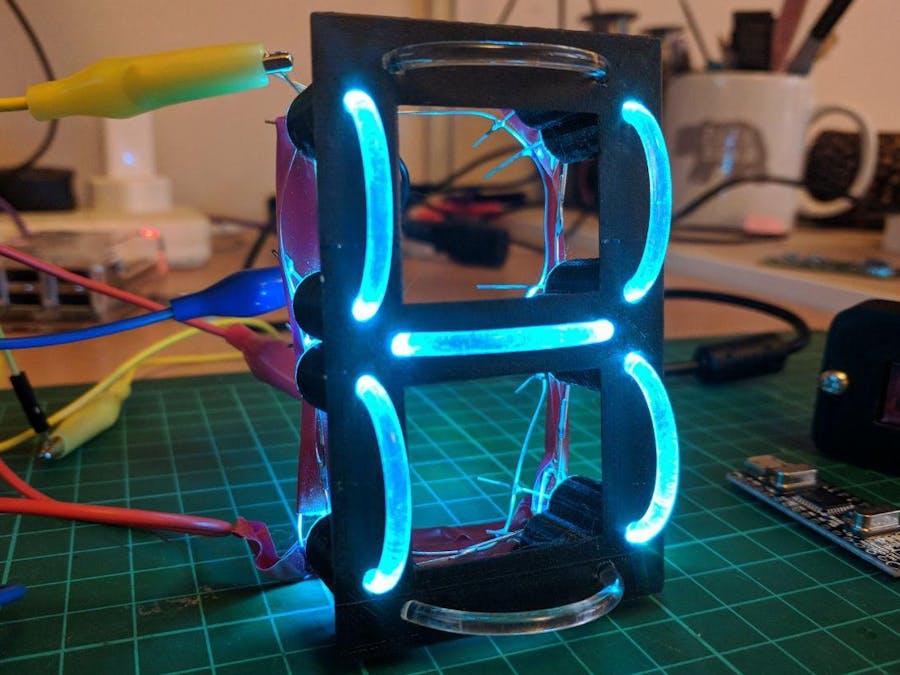 Lightpipe 7-Segment Display