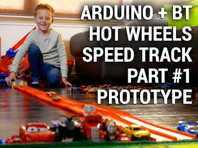 Arduino Hot Wheels Speed Track Part #1 - Prototype