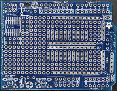 Proto shield for MAX32620FTHR mount.
