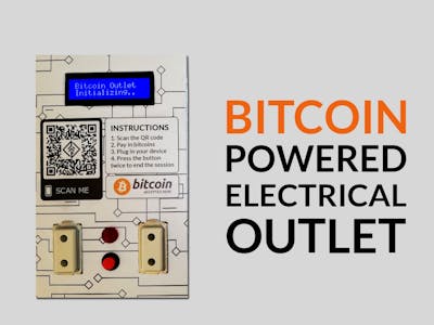 Bitcoin Powered Electrical Outlet
