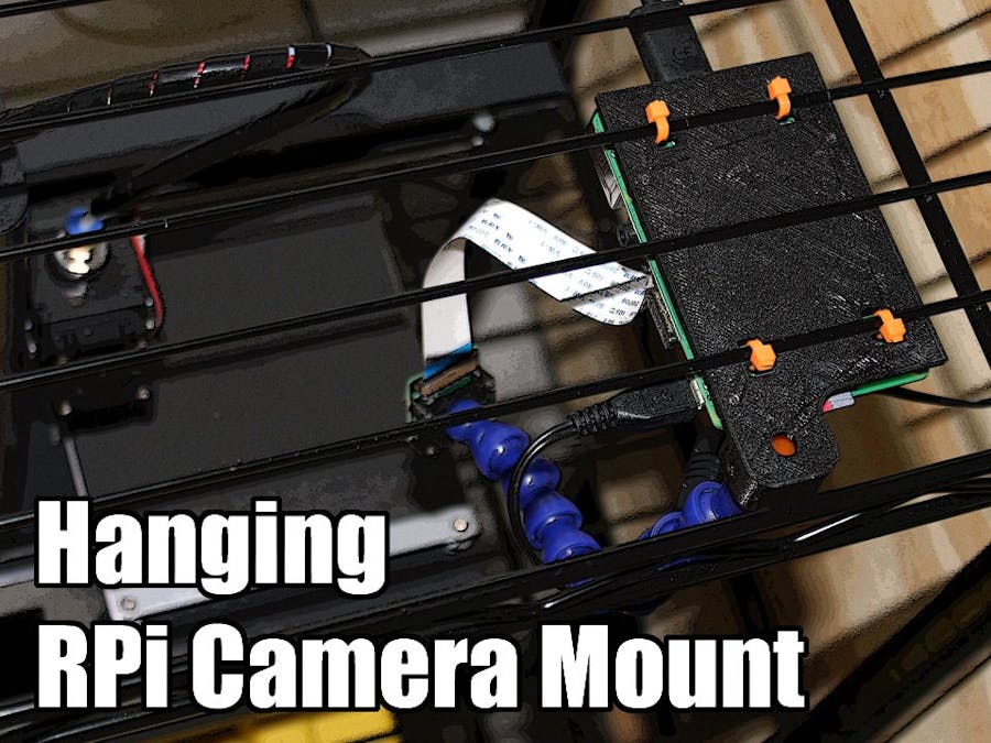 Raspberry Pi Upside Down Mount for 3D Printing