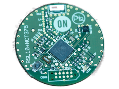 RSL10 Coin Board and NCT375 Temp Sensor