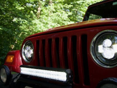 10 Years of Engineering Go Into This Jeep LED Light Install