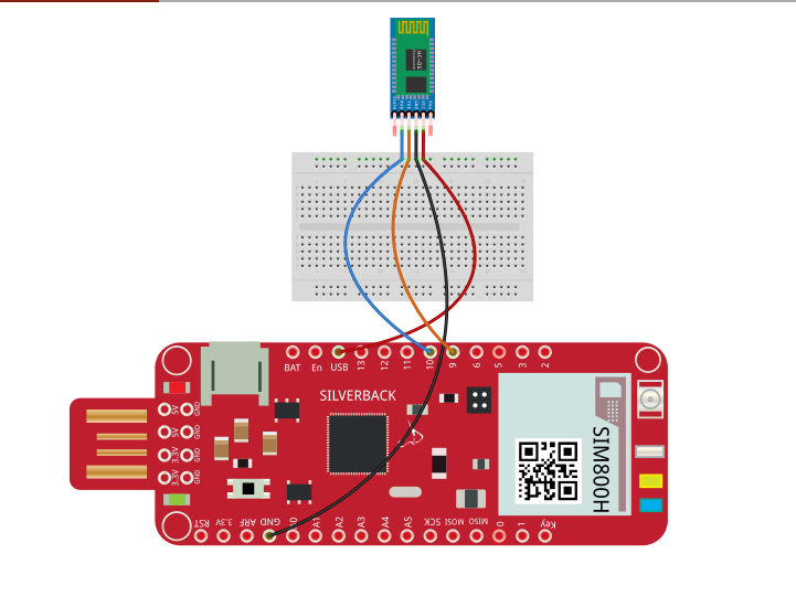 LED Blinking ON and OFF Using HC05 and Surilli GSM Hackster.io