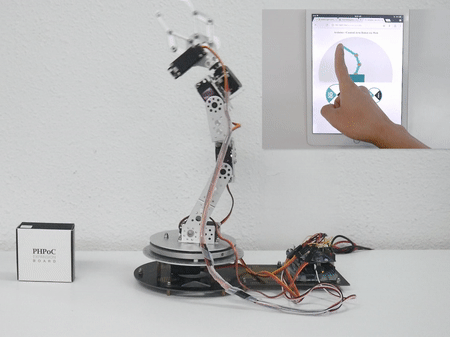 arduino robotic arm bluetooth control
