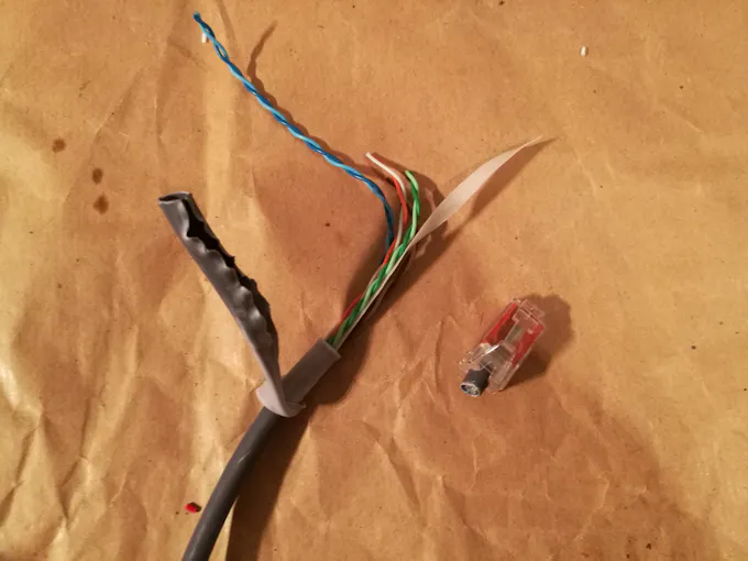 Ethernet cables are great free source of wire for your Arduino projects