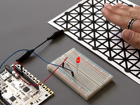 How to Fade an LED On with Proximity and the Touch Board